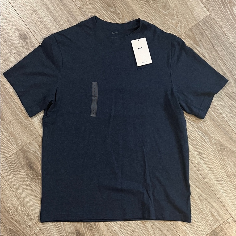 Nike Dry Fit Men's Dark Navy Short Sleeve Tee Adult Medium